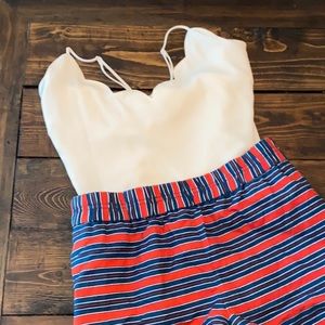 J.Crew Scalloped Tank